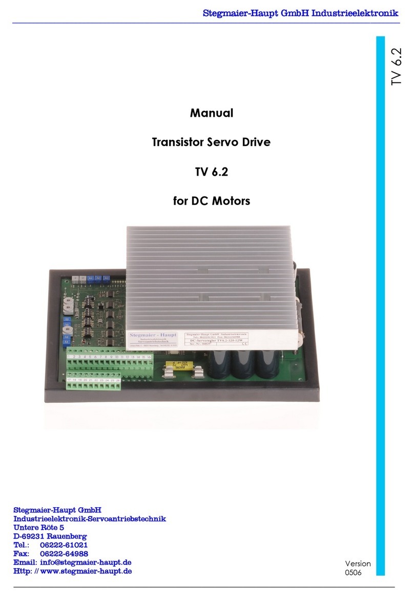 Stegmaier-Haupt TV 6.2 User manual
