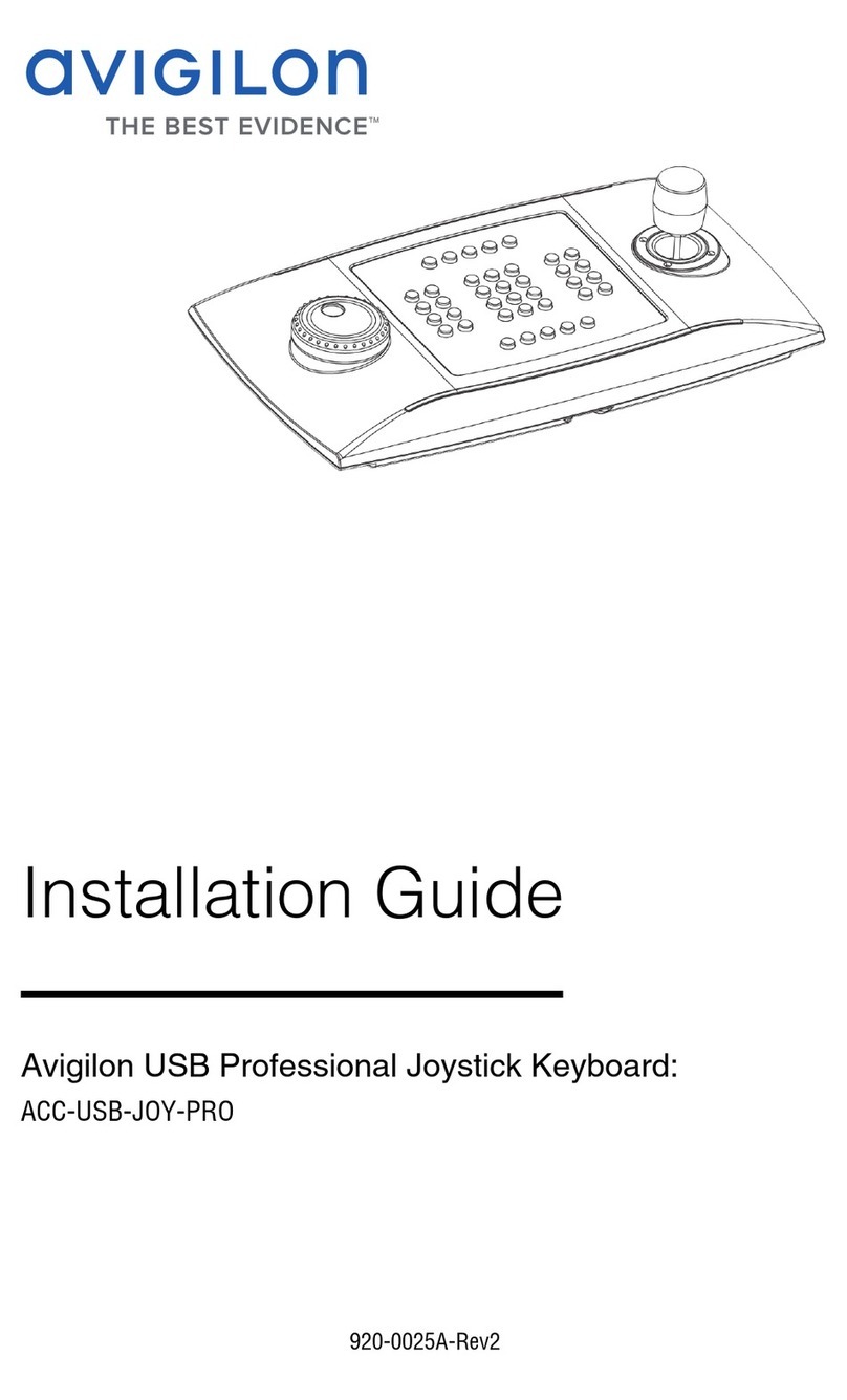 Avigilon ACC-USB-JOY-PRO User manual