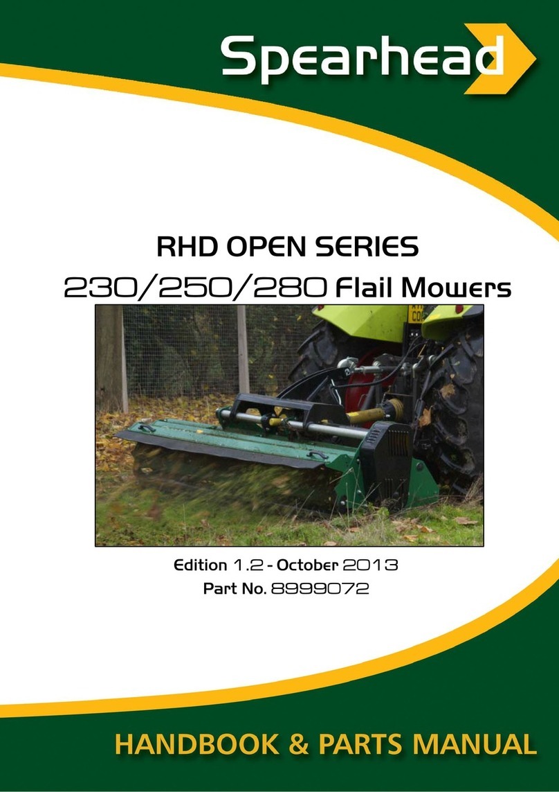 Spearhead RHD OPEN Series Handbook & Parts Manual