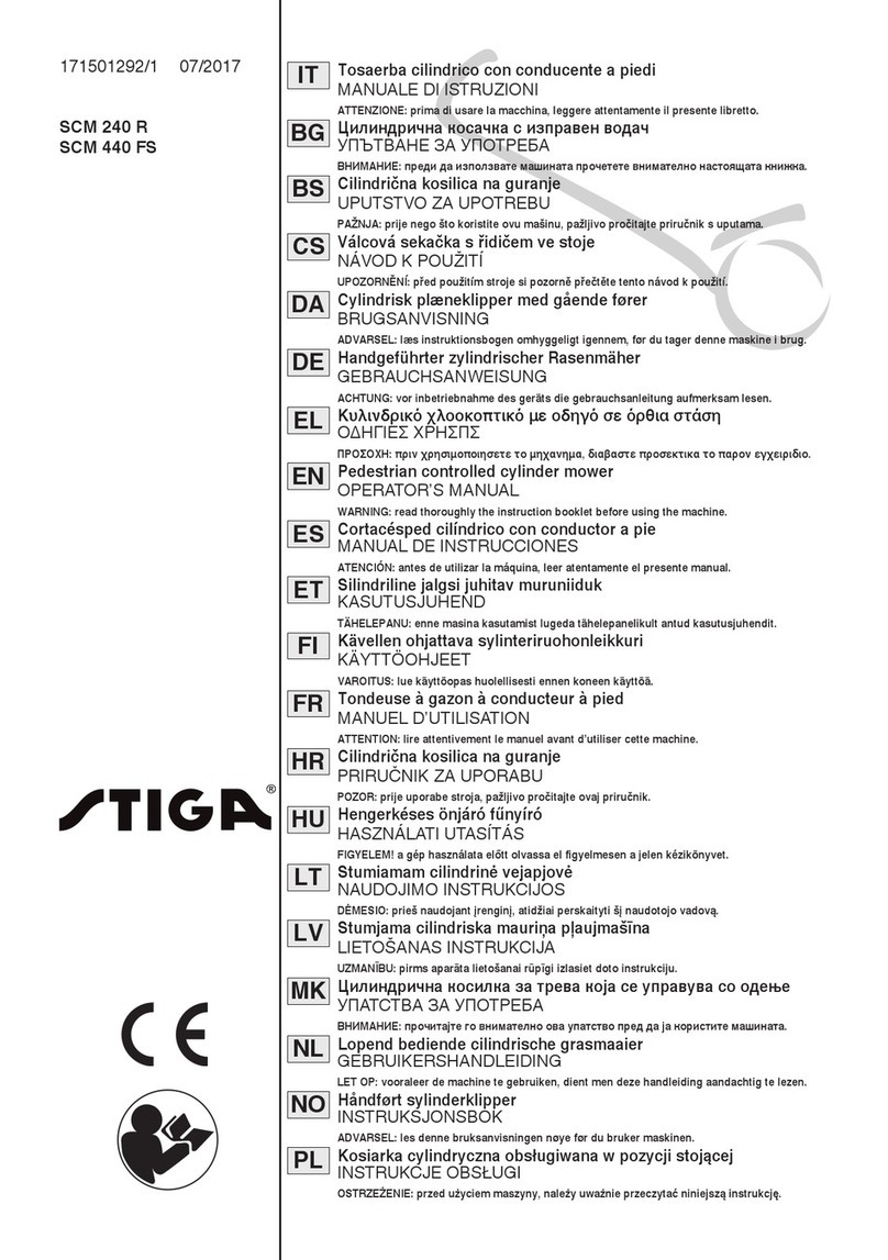Stiga SCM 240 R User manual