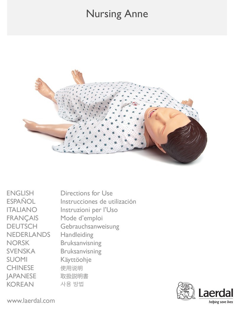 laerdal Nursing Anne Directions for use