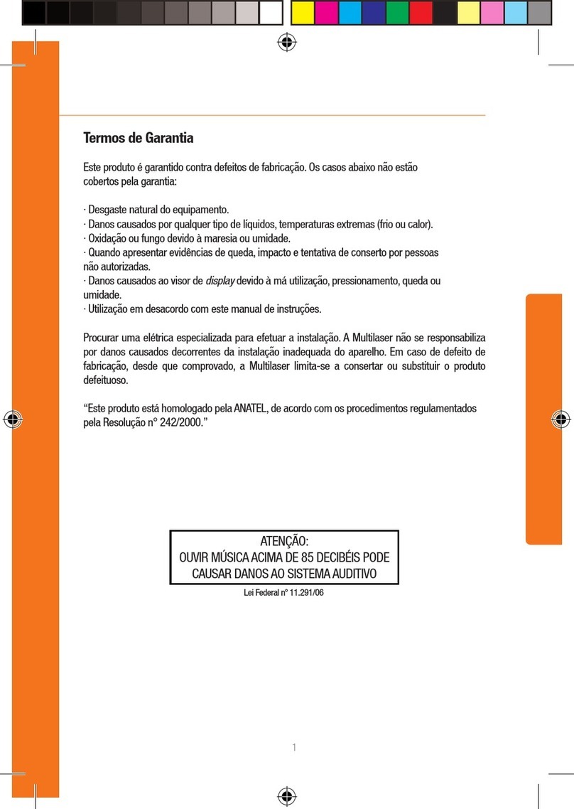 Multilaser ROCK+TV P3227 User manual