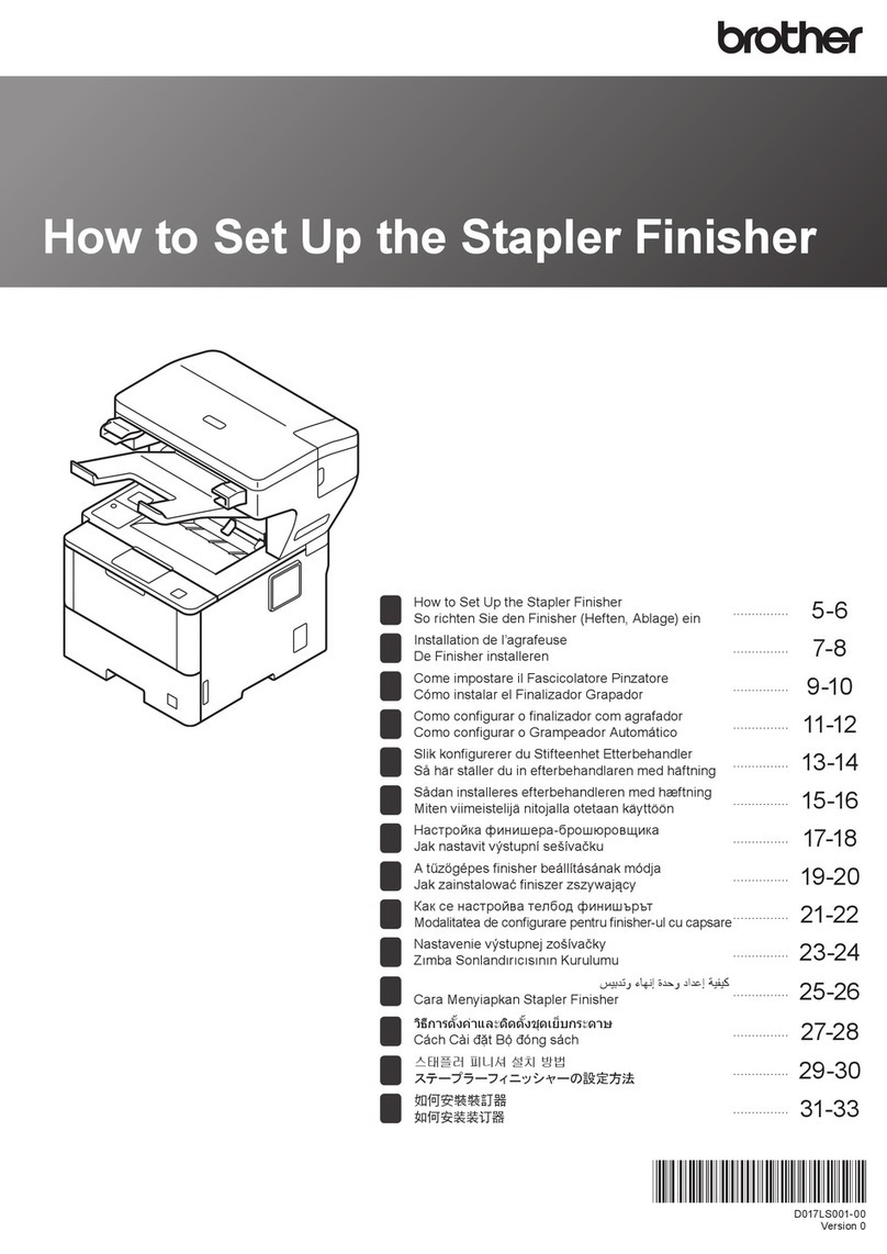 Brother SF-4000 Setup guide