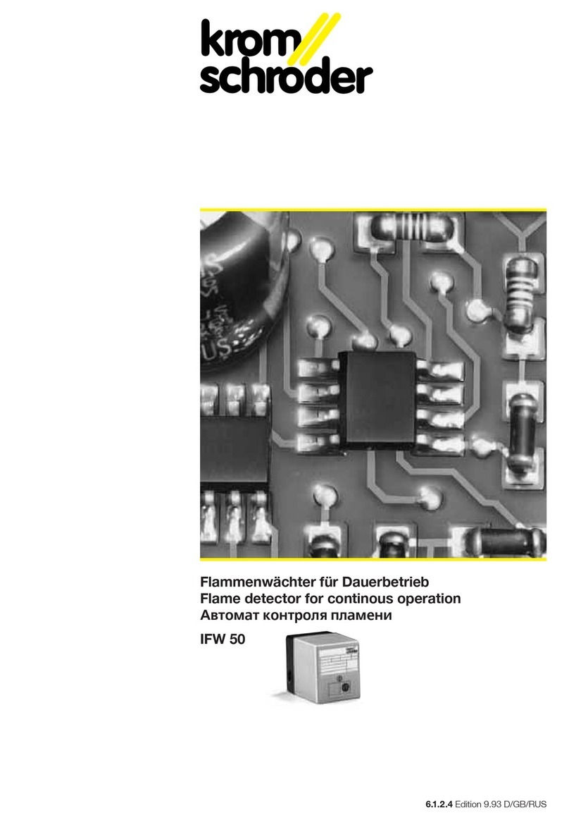 Krom Schroder IFW 50 quick start guide Krom Schroder IFW 50 quick start guide