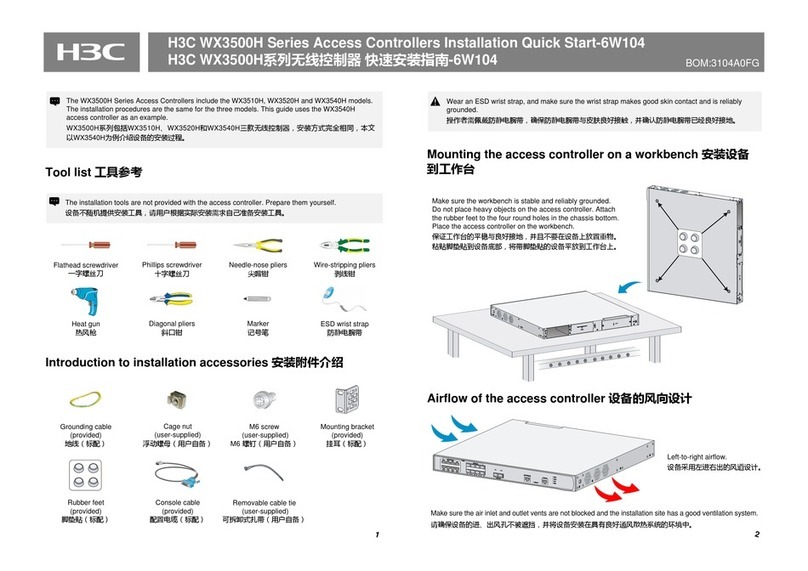 H3C WX3500H series Installations