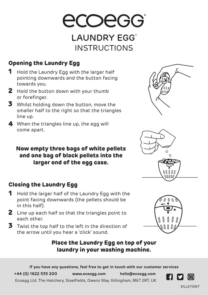 ECOEGG LAUNDRY EGG User manual