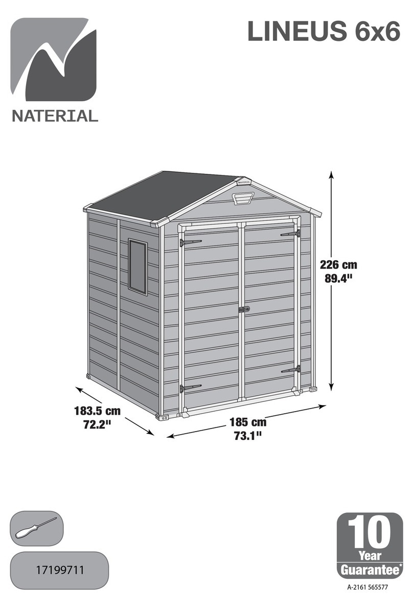 Naterial LINEUS 6x6 Assembly instructions
