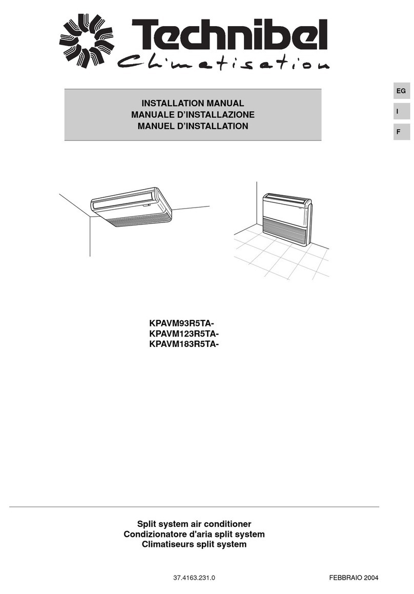 Technibel Climatisation KPAVM93R5TA Series User manual