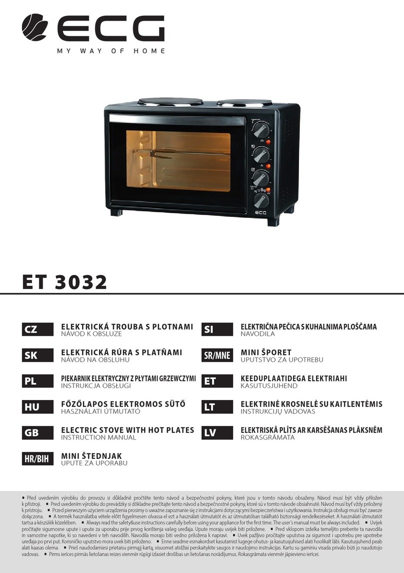 ECG ET 3032 instruction manual
