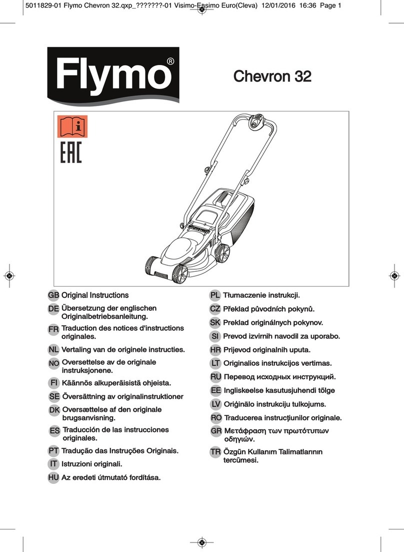 Flymo Chevron 32 Original instructions
