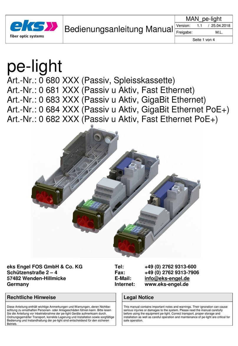 eks pe-light Series manual