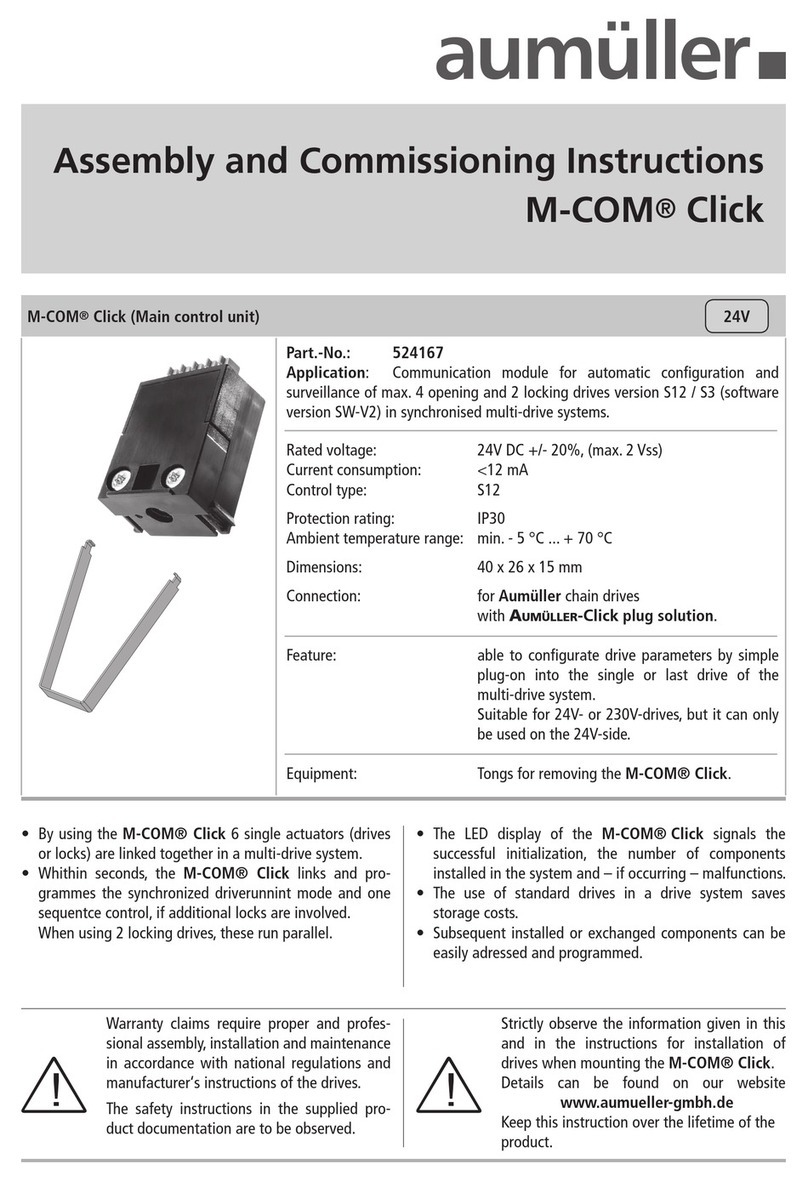 Aumuller M-COM Click Training manual Aumuller M-COM Click Training manual