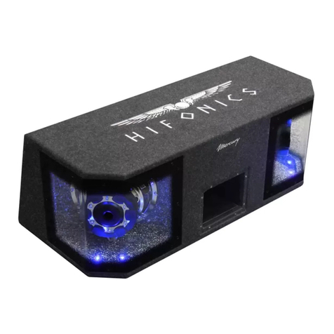 Hifonics MR8DUAL User manual