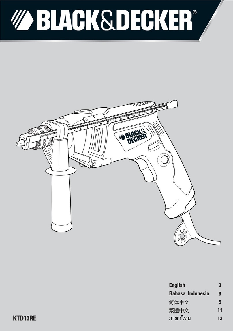 Black & Decker KTD13RE User manual