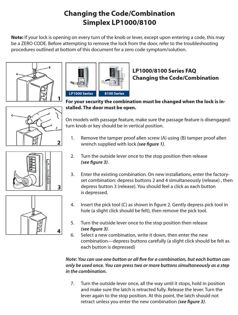 Simplex LP1000 quick start guide Simplex LP1000 quick start guide