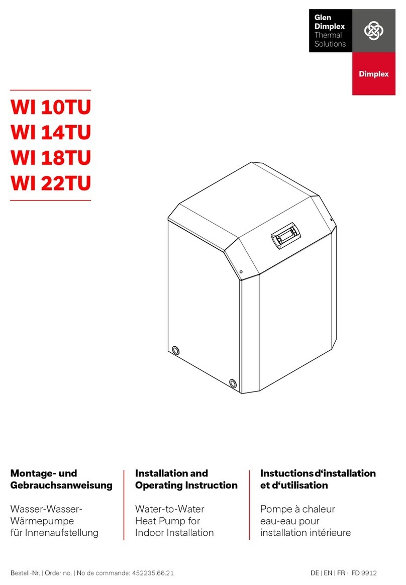 Dimplex WI 10TU Installation and operating instruction