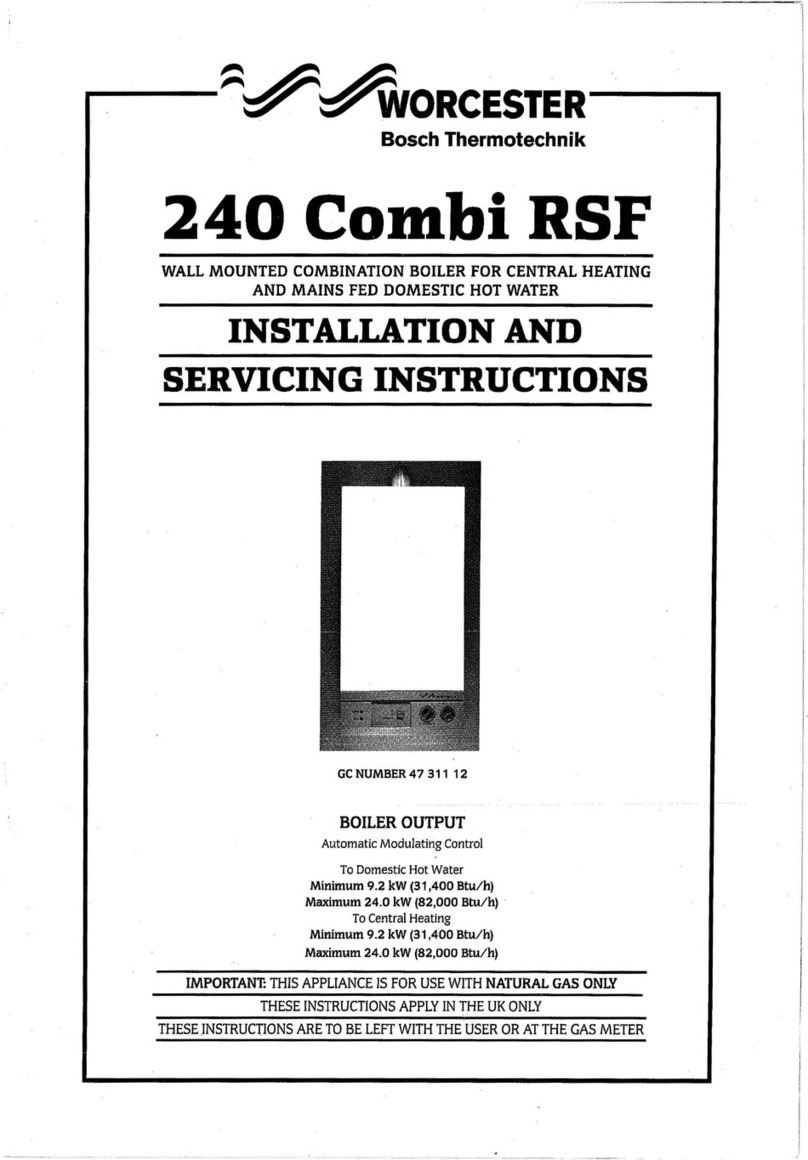 Worcester Combi RSF 240 User guide