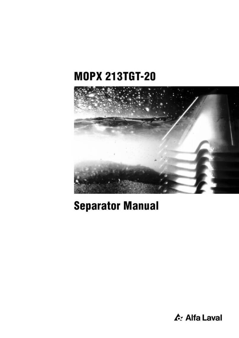 Alfalaval MOPX 213TGT-20 manual