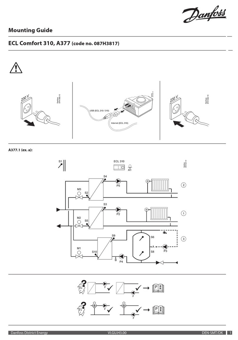 Danfoss A377.1 Mounting guide