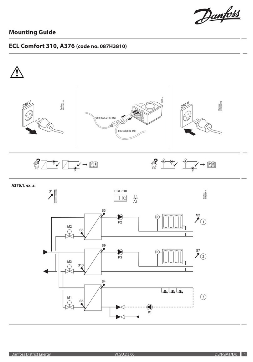 Danfoss A376 Series Mounting guide
