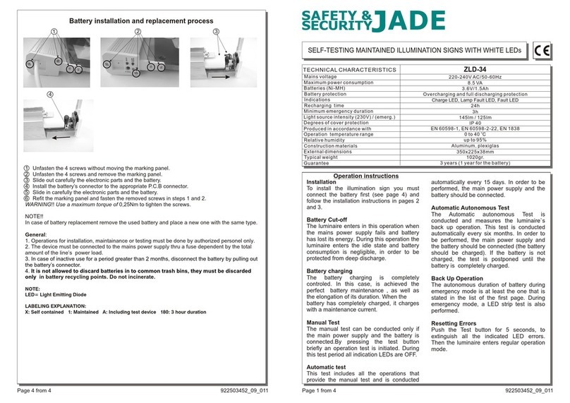 olympia electronics ZLD-34 User manual