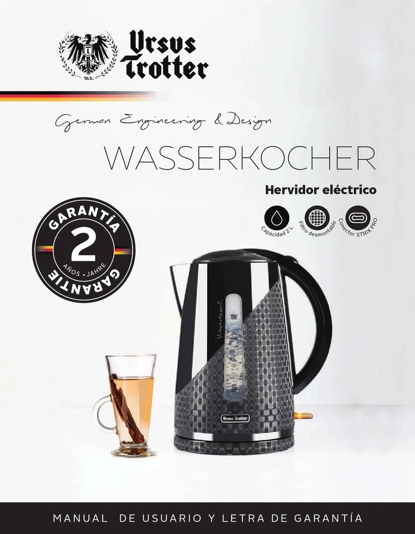 URSUS TROTTER UT-DUNKEL17P Safety instructions