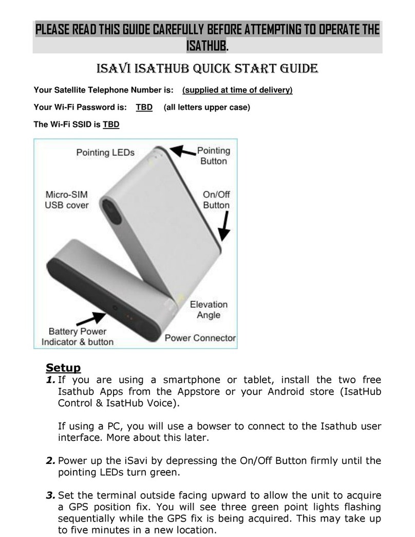 Wideye ISAVI ISATHUB quick start guide