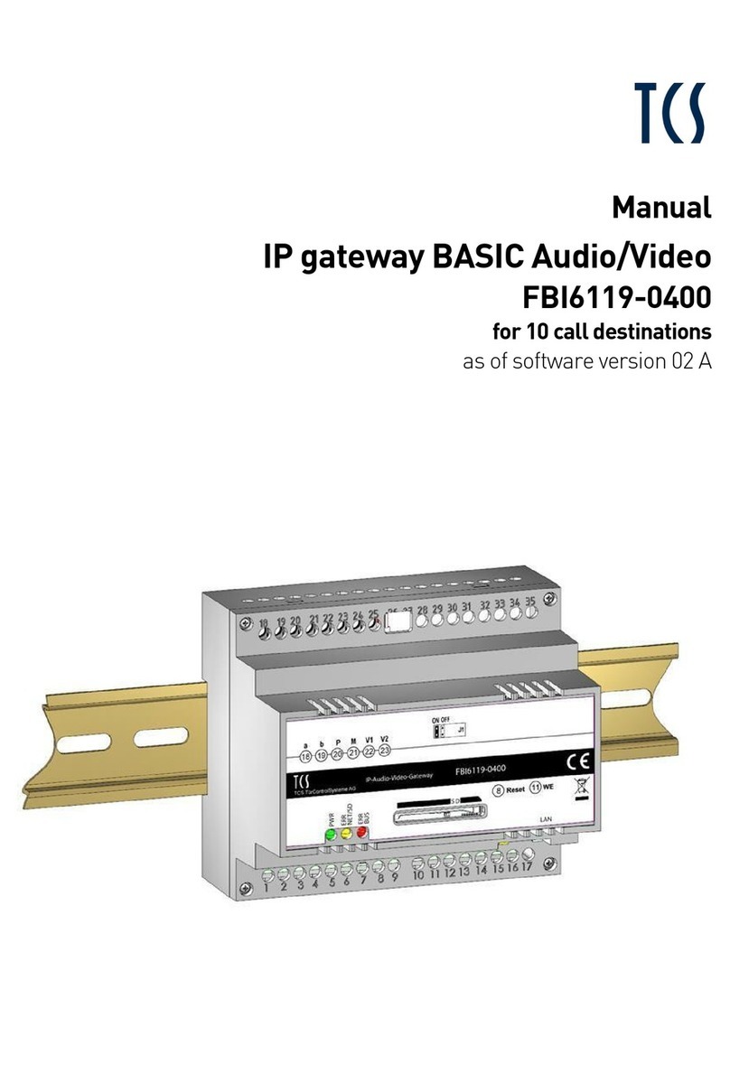 TCS FBI6119-0400 User manual