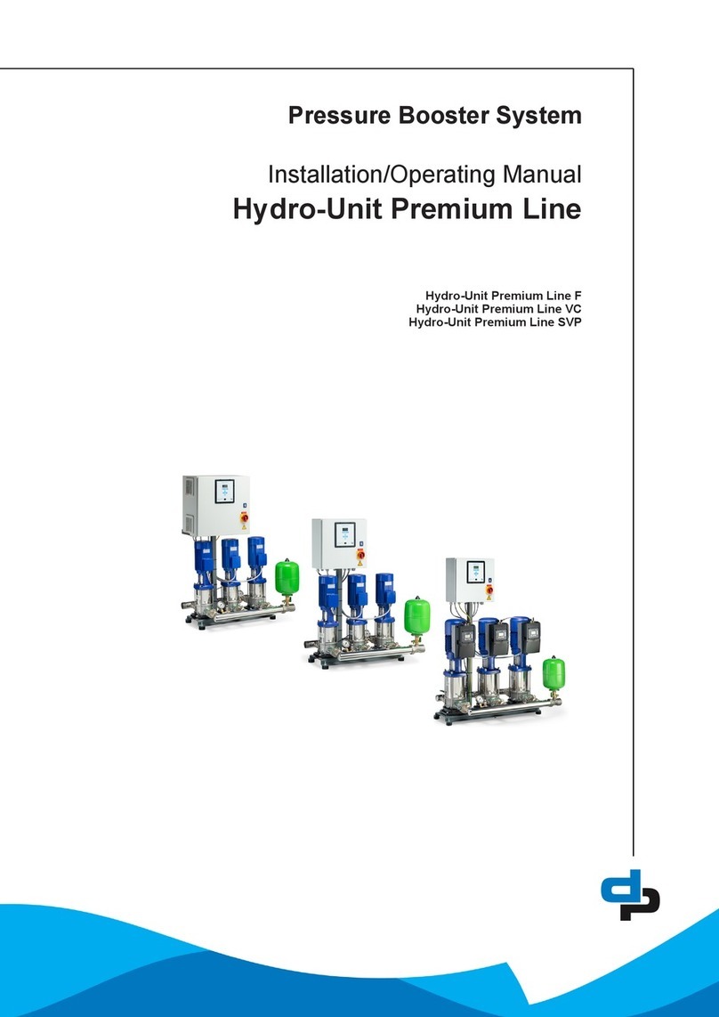 DP Pumps Hydro?Unit Premium Line Series Installation instructions