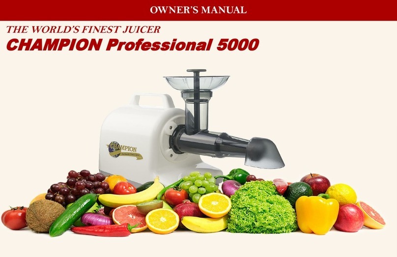 Champion Professional 5000 User manual