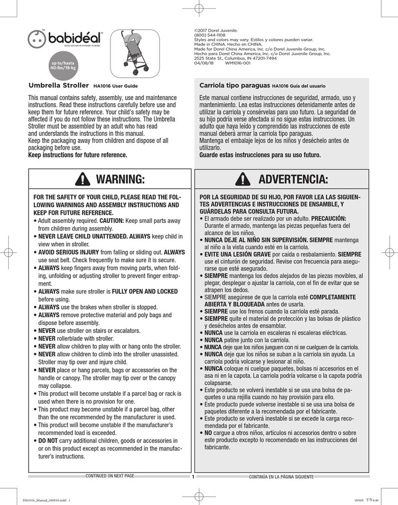 babideal HA1016 user guide