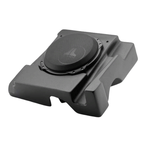JL Audio Stealthbox SB-CAN-G2MVX3D/10TW3 User manual JL Audio Stealthbox SB-CAN-G2MVX3D/10TW3 User manual