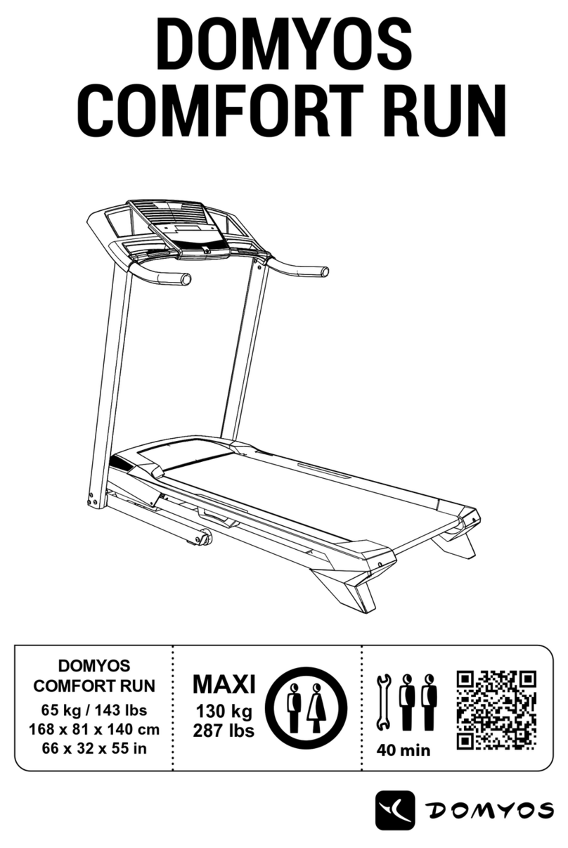 Domyos COMFORT RUN User manual Domyos COMFORT RUN User manual