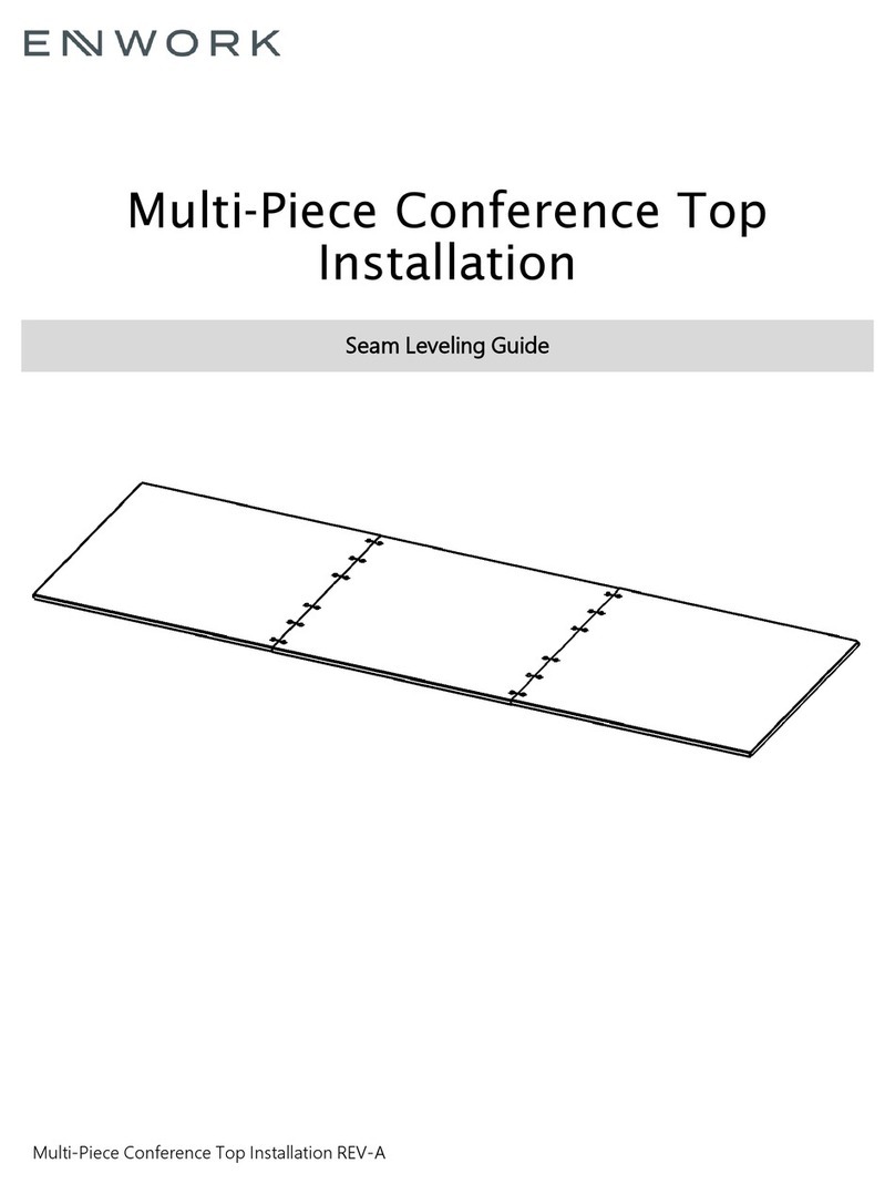 Enwork Multi-Piece Conference Top User manual