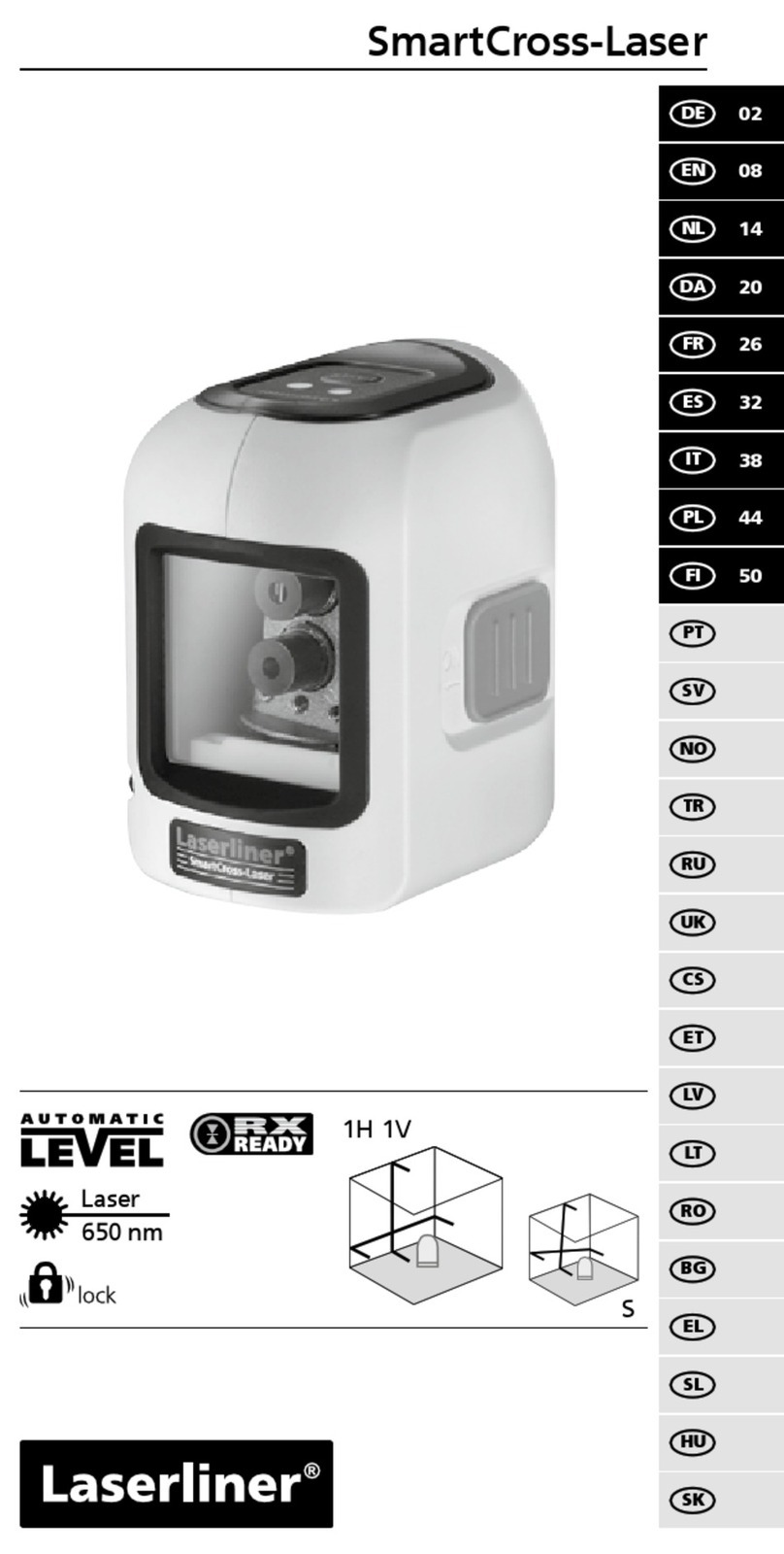 LaserLiner SmartCross User manual