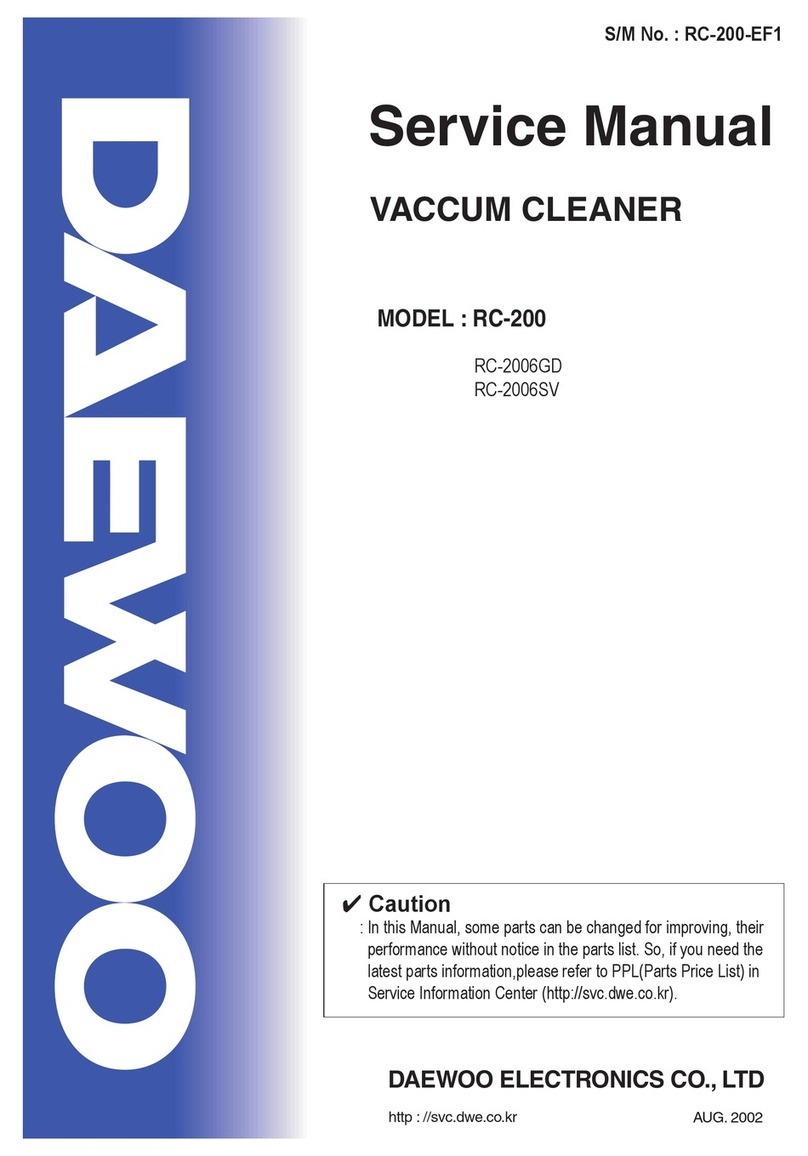 Daewoo RC-2006SV Service manual