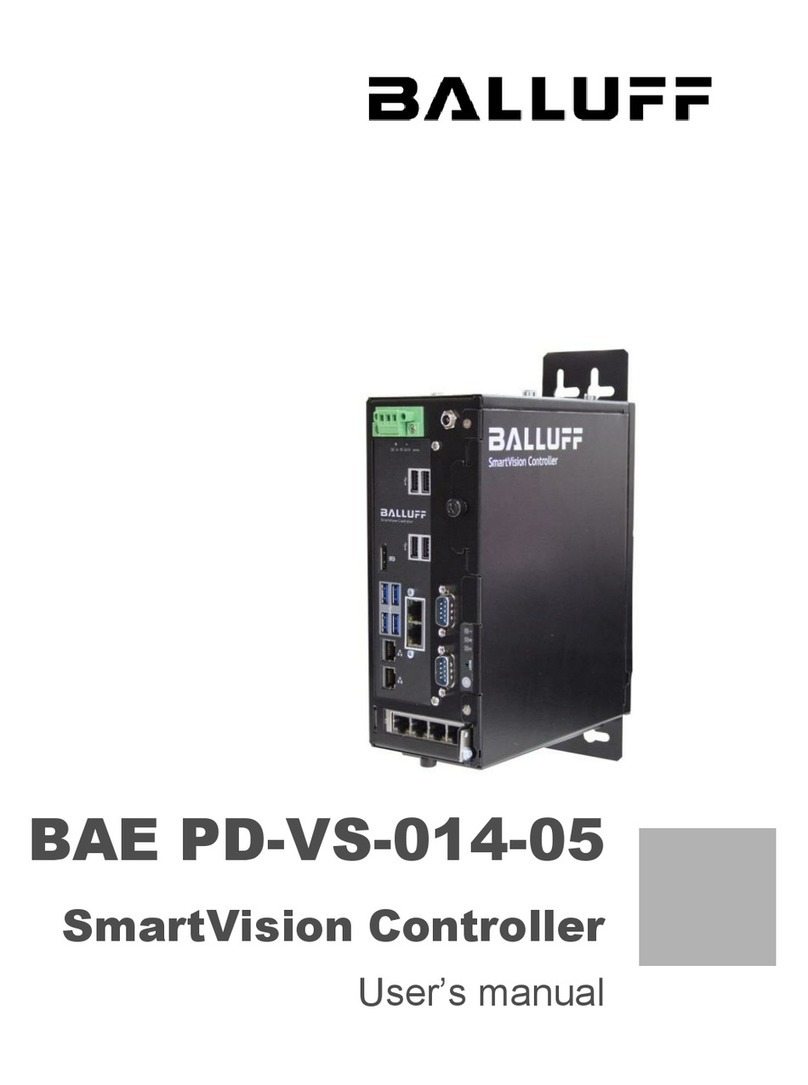 Balluff SmartVision BAE PD-VS-014-05 user manual