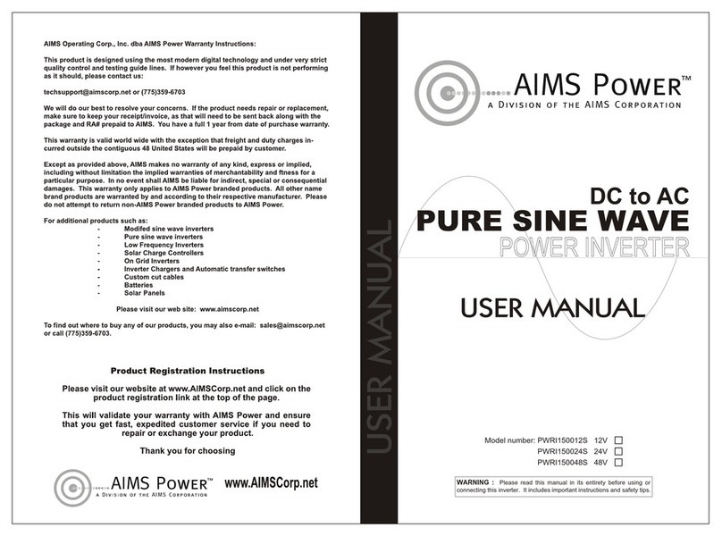 AIMS AIMS Power PWRI150024S user manual