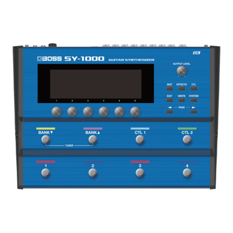 BOSSCO SY-1000 owner's manual