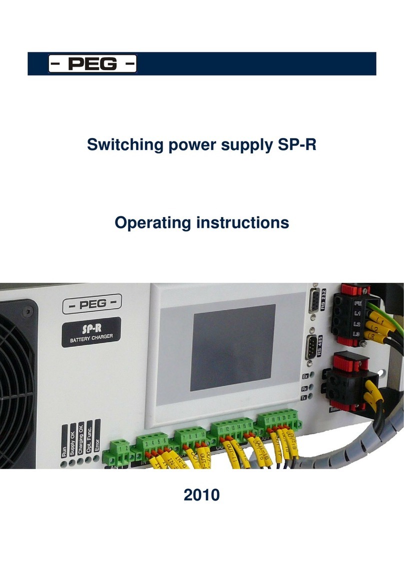 PEG SP-R Series operating instructions