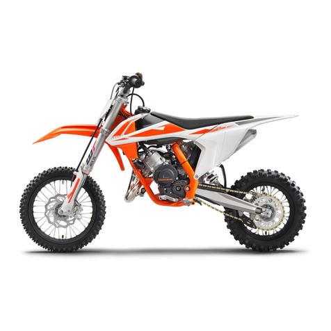 KTM 65 SX 2019 Setup instructions