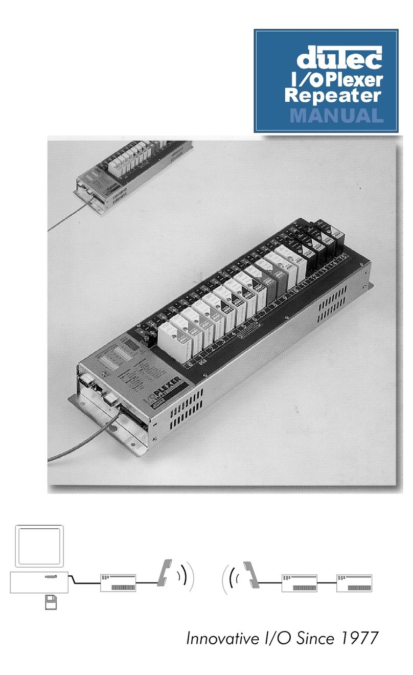 Dutec I/O Plexer Repeater User manual