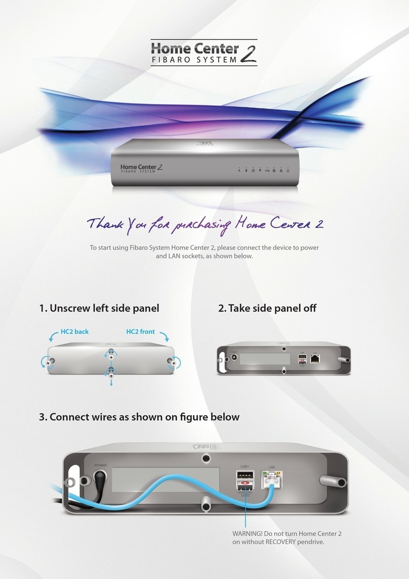 FIBARO Home Center 2 User manual FIBARO Home Center 2 User manual