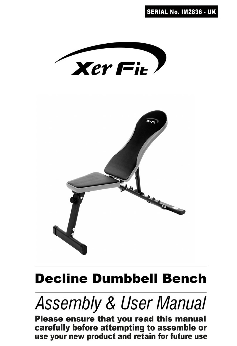 Xer Fit Decline Dumbbell Bench Manual