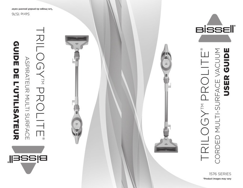 Bissell TRIPOLOGY PROLITE 1576 Series user guide