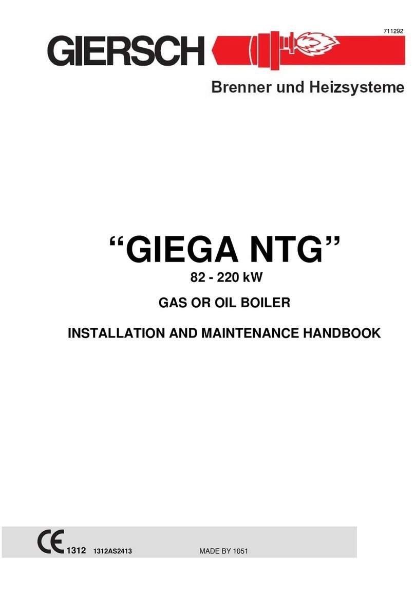 Giersch GIEGA NTG Series Assembly, Installation and Maintenance Handbook