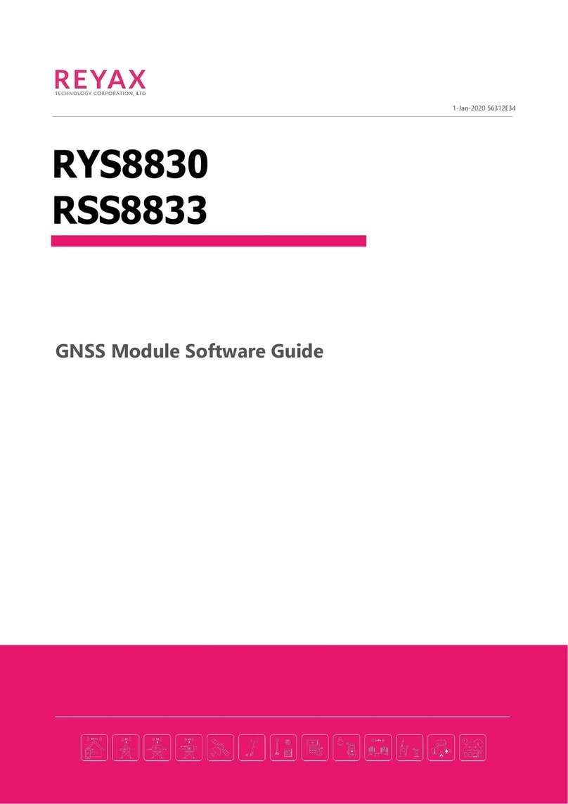 Reyax RSS8833 Software guide