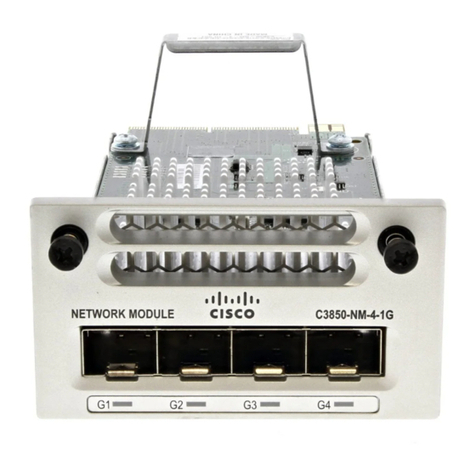 Cisco C3850-NM-4-1G Instruction Manual