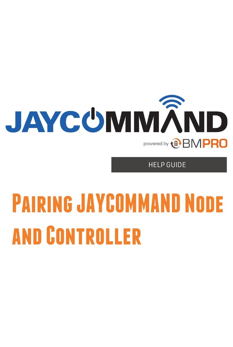BM PRO JAYCOMMAND Reference guide