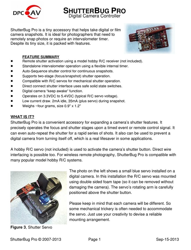 DPCAV ShutterBug Pro instructions